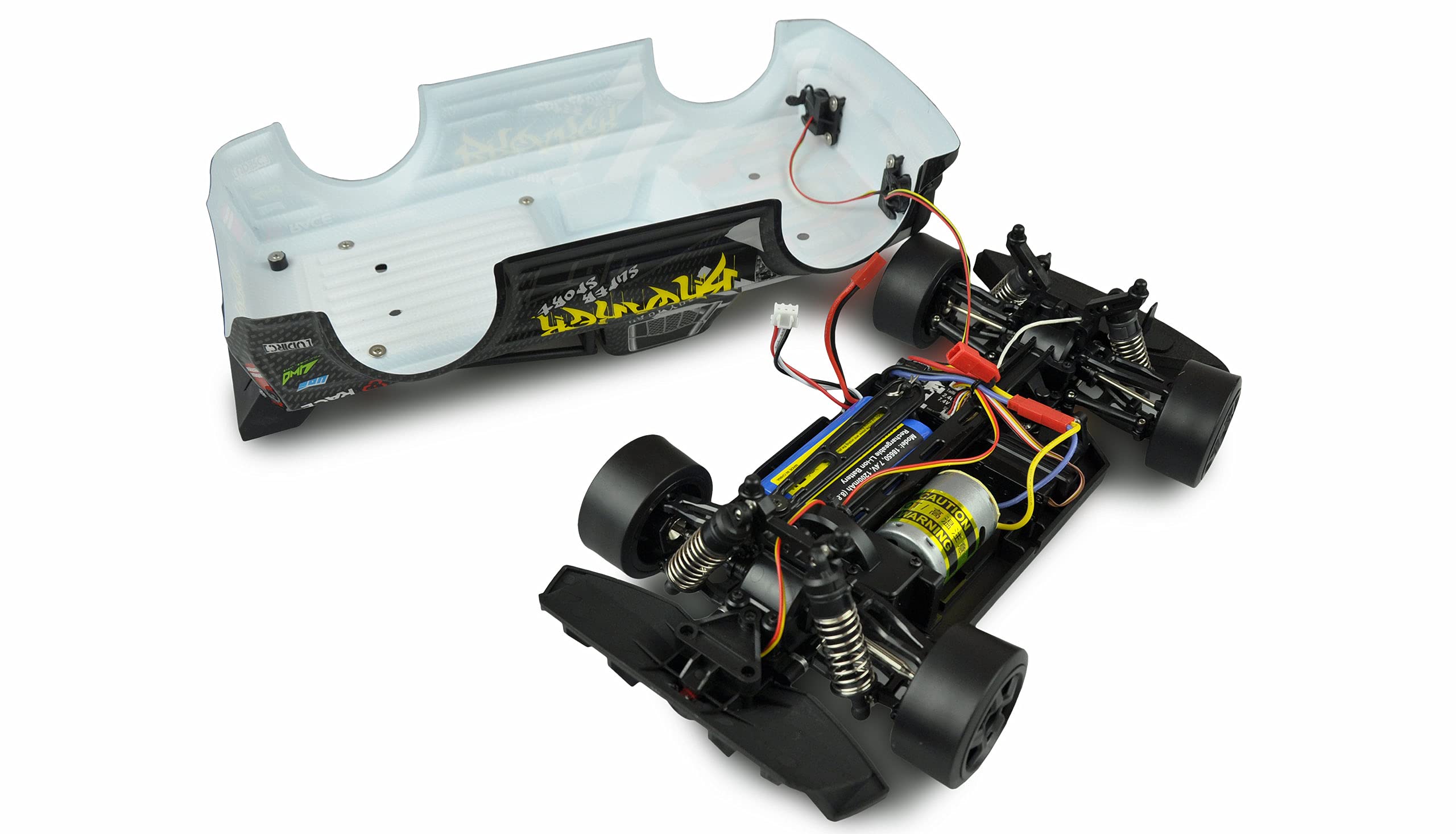 Amewi Drift Sport Car Breaker 1:16, 2,4 GHz, RTR, z żyroskopem, czarno-węglowy