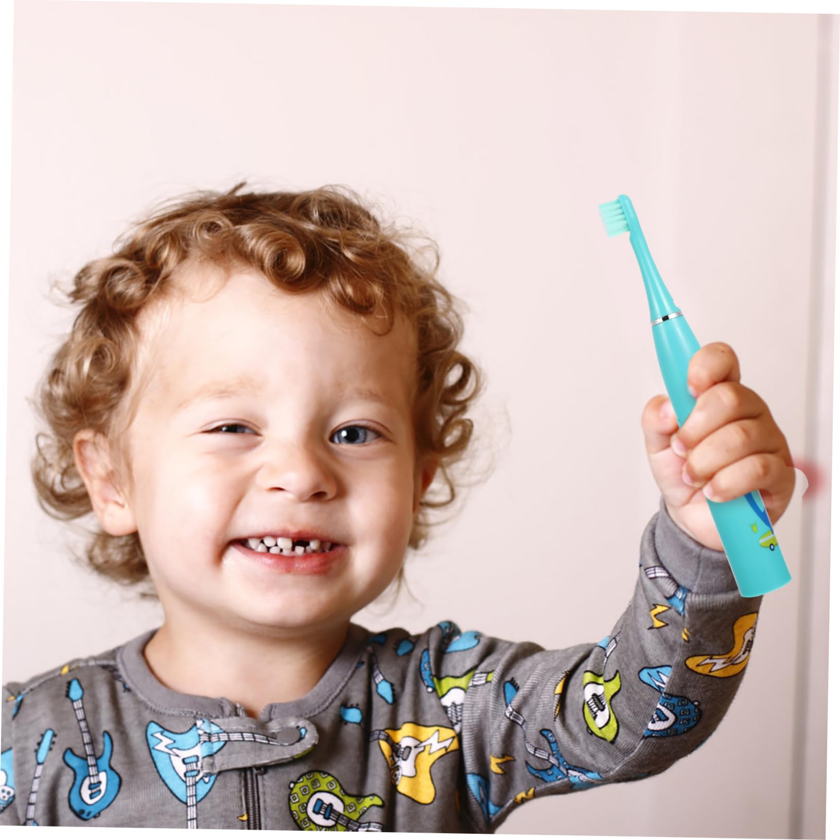 Healvian 3 Set Di Spazzolini Elettrici Per Bambini Per Ragazzi E Ragazze Con Design A Cartoni Animati Delicati Sulle Gengive Per Neonati.