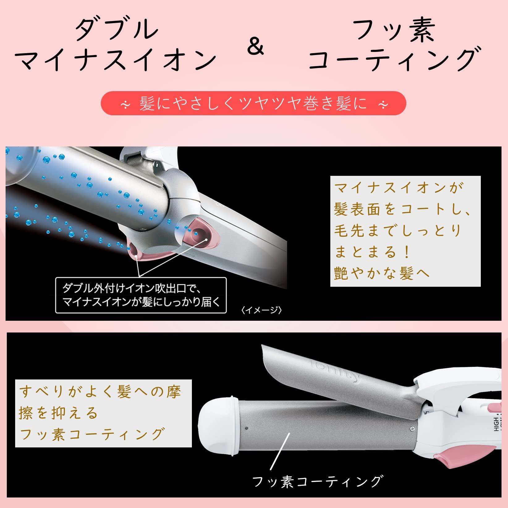 【人気商品】パナソニック ヘアアイロン カール用 32mm イオニティ 白 EH パナソニック ヘアアイロン カール用 イオニティ EH-HT11-W