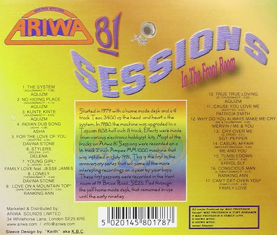 Various / Ariwa 81 Sessions: In The Fro… Various Ariwa 81 Sessions In The Fro… Ariwa 81 Sessions: In