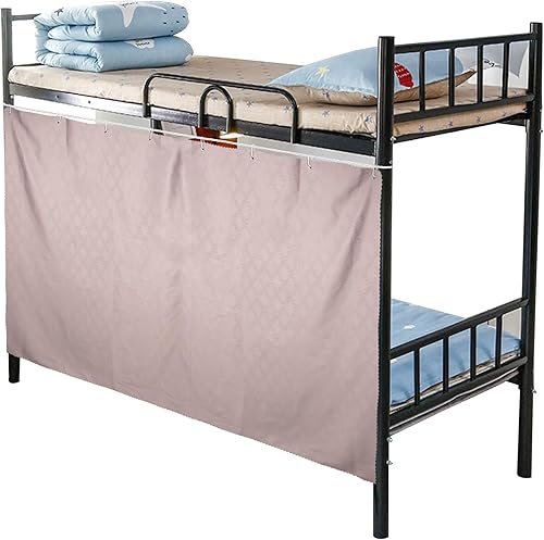 Miniatura 10 de Mocarly Cortinas opacas para dormitorio individual y individual, litera, a prueba de polvo, debajo de la cama, cortinas de privacidad, 2 paneles
