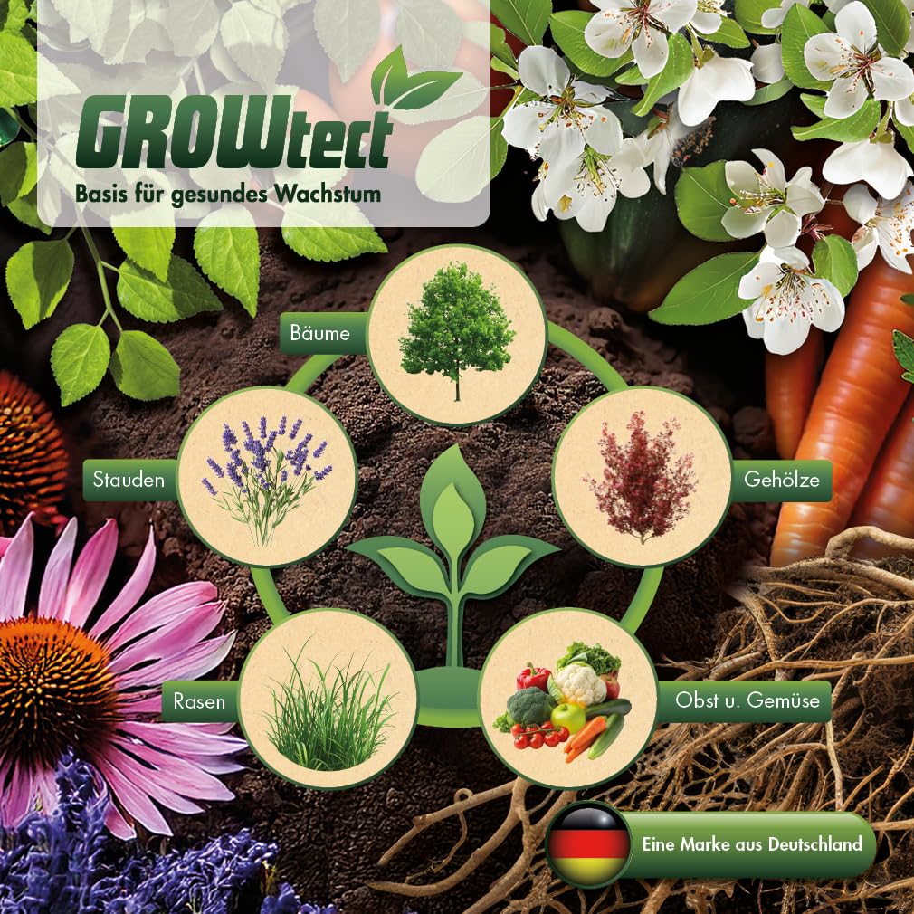 OrganicVital 20kg – Organischer Volldünger NPK 8-4-5 – Profi-Naturdünger für alle Pflanzen, Gemüse & Obst – 100% organischer Pflanzendünger mit Langzeitwirkung & aktiviert den Boden