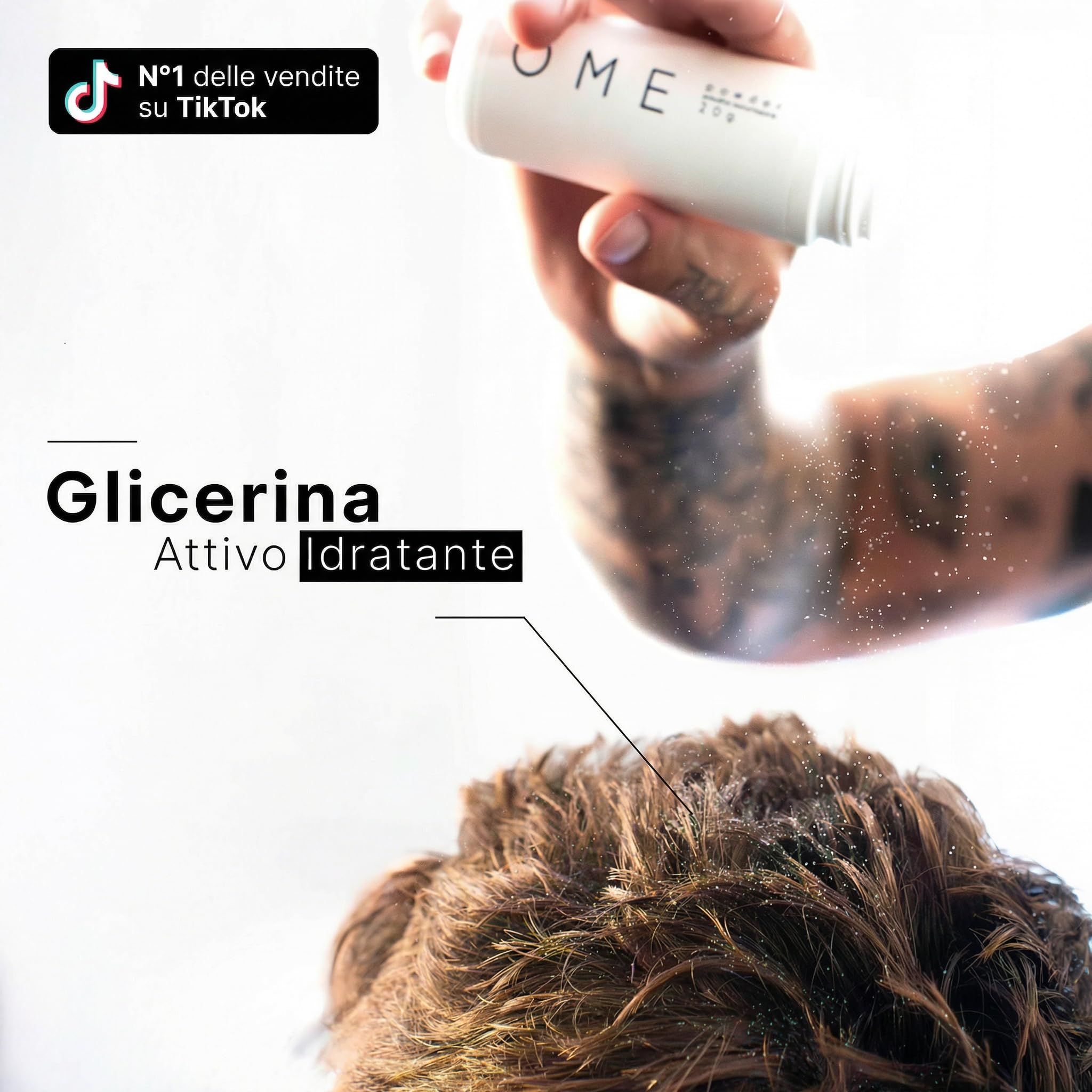 ŌME Polvere Modellante per capelli 20g – Volume e Texture Istantanei – Finitura Opaca Naturale Effetto Densità e Tenuta Leggera – Marca Francese