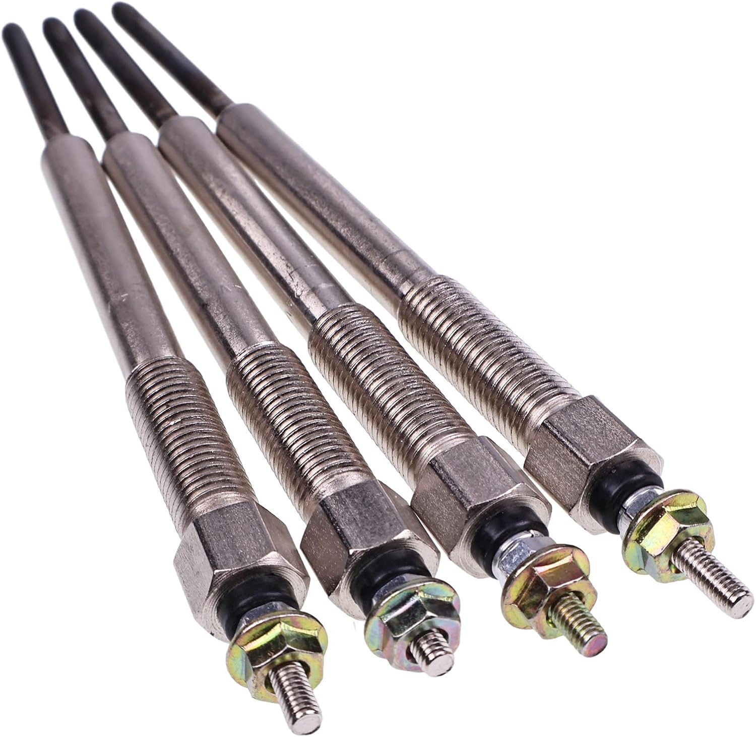 4 Pcs Glow Plug 8-97600096-0 8976000960 Replacement for Isuzu Engine 4HK1 Truck NPR NQR NRR