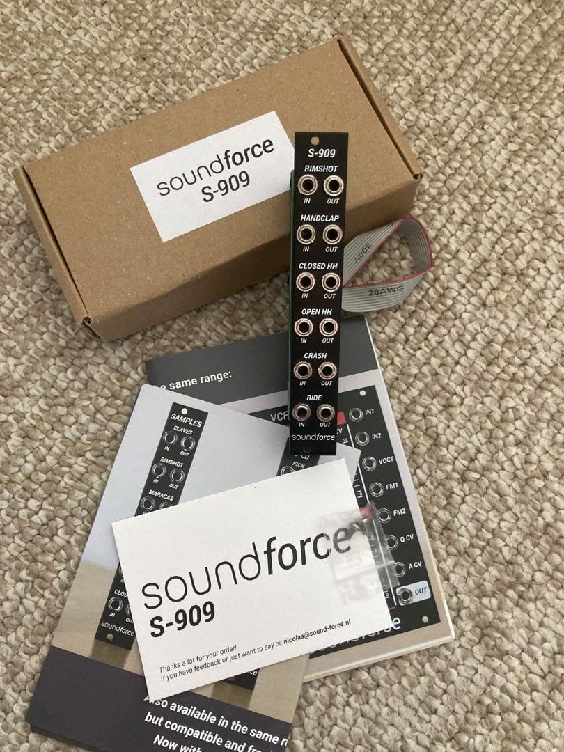 Soundforce S-909(ユーロラック・ドラムモジュール) 楽器・音響機器