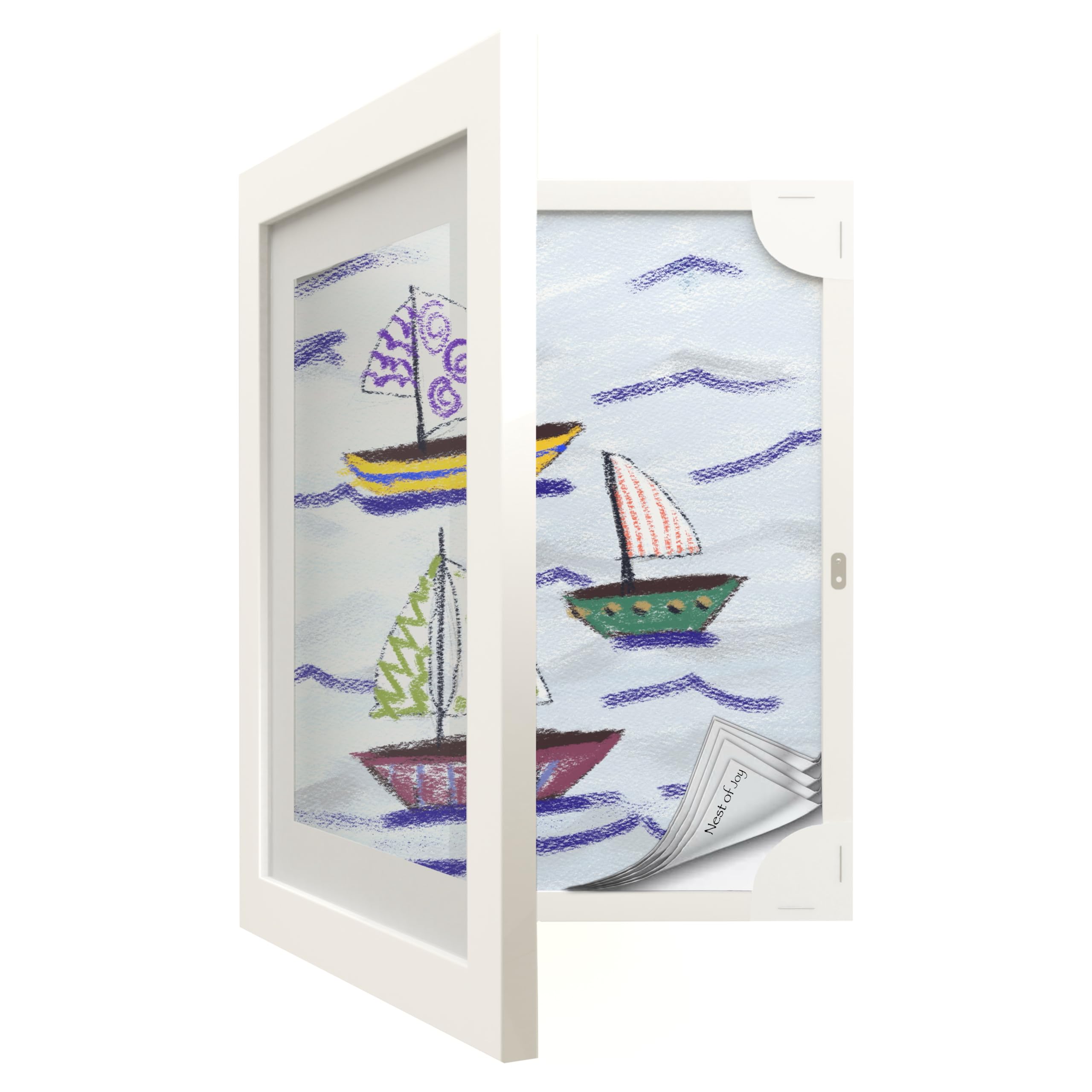 Amazon.com - Nest of Joy } Artwork Display Frame For Kids, 8,5” X 11 ...