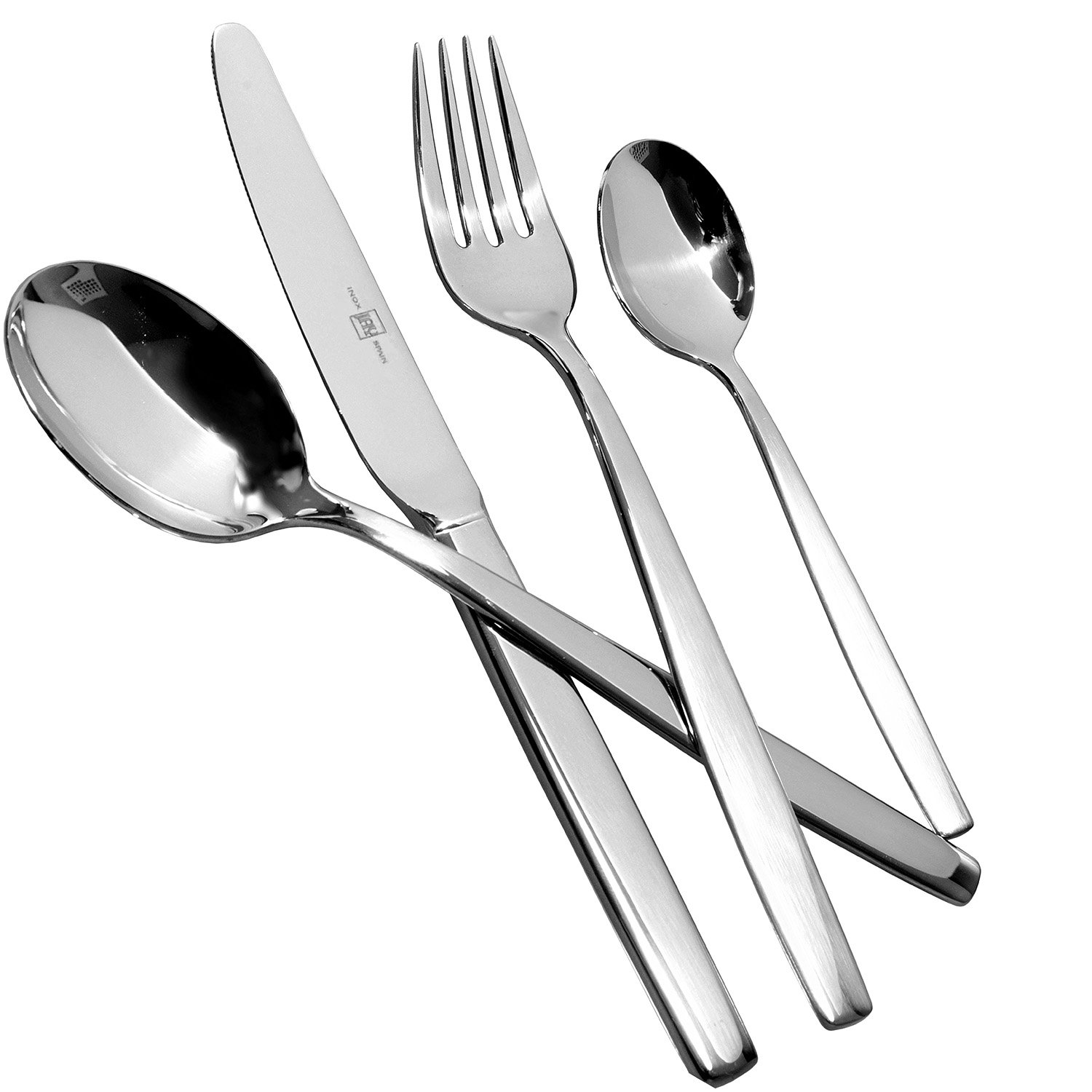Jay Set de cubertería con 24 Piezas, 3 mm, Centimeters