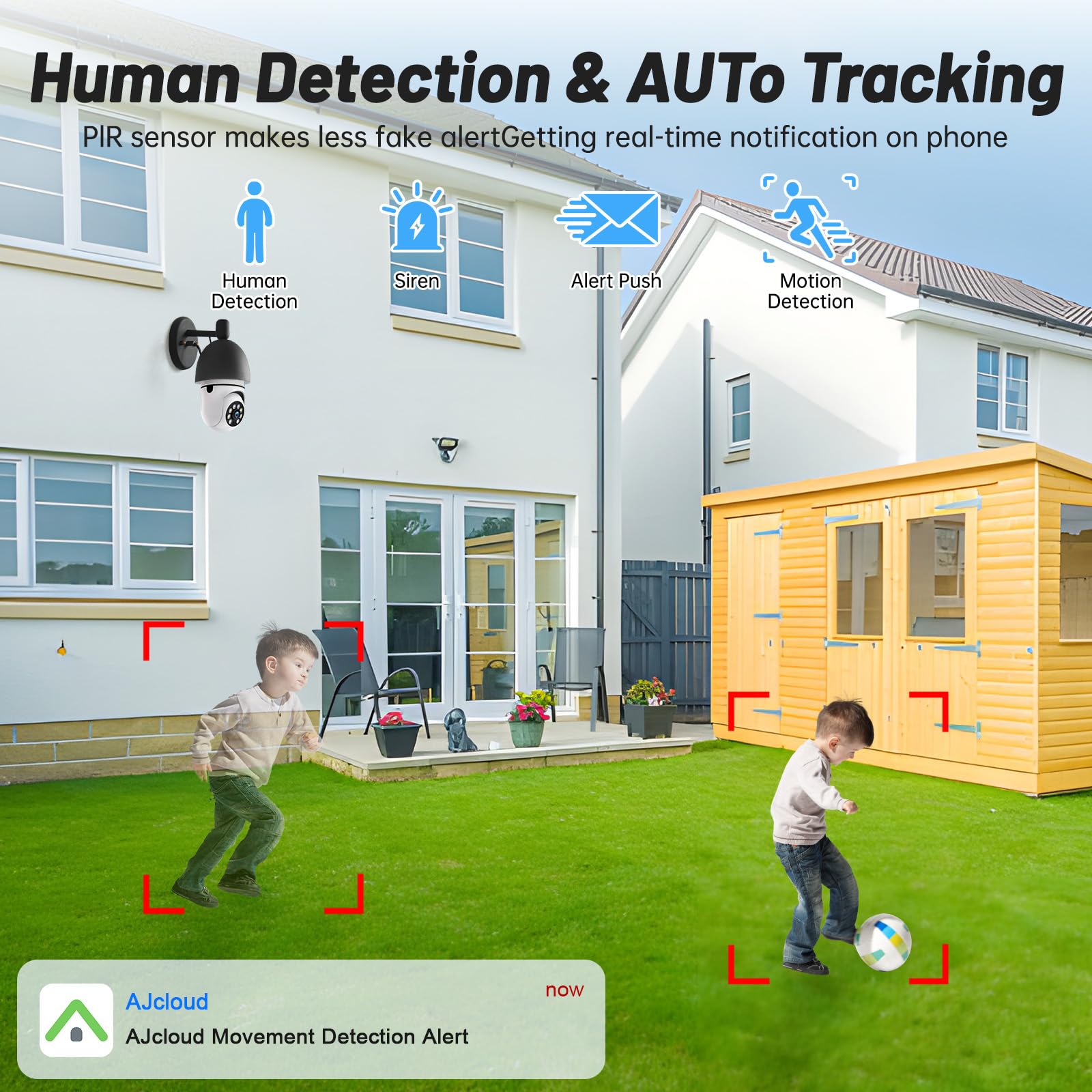 Telecamera Di Sicurezza A Lampadina WiFi 2K - Dual Band 2.4/5GHz, Visione Notturna A Colori, Rilevamento Umano, Audio Bidirezionale, Esterna/Interna