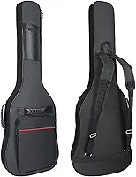 Bolsa Para Guitarra Elétrica De 39 Polegadas, Acolchoamento De 7 Mm, Estojo À Prova D'Água Para Guitarra Elétrica, Mochila Para Show De Guitarra Elétrica Com Alça De Pescoço E Bolsos, Linha B