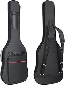 Bolsa Para Guitarra Elétrica De 39 Polegadas, Acolchoamento De 7 Mm, Estojo À Prova D'Água Para Guitarra Elétrica, Mochila Para Show De Guitarra Elétrica Com Alça De Pescoço E Bolsos, Linha B