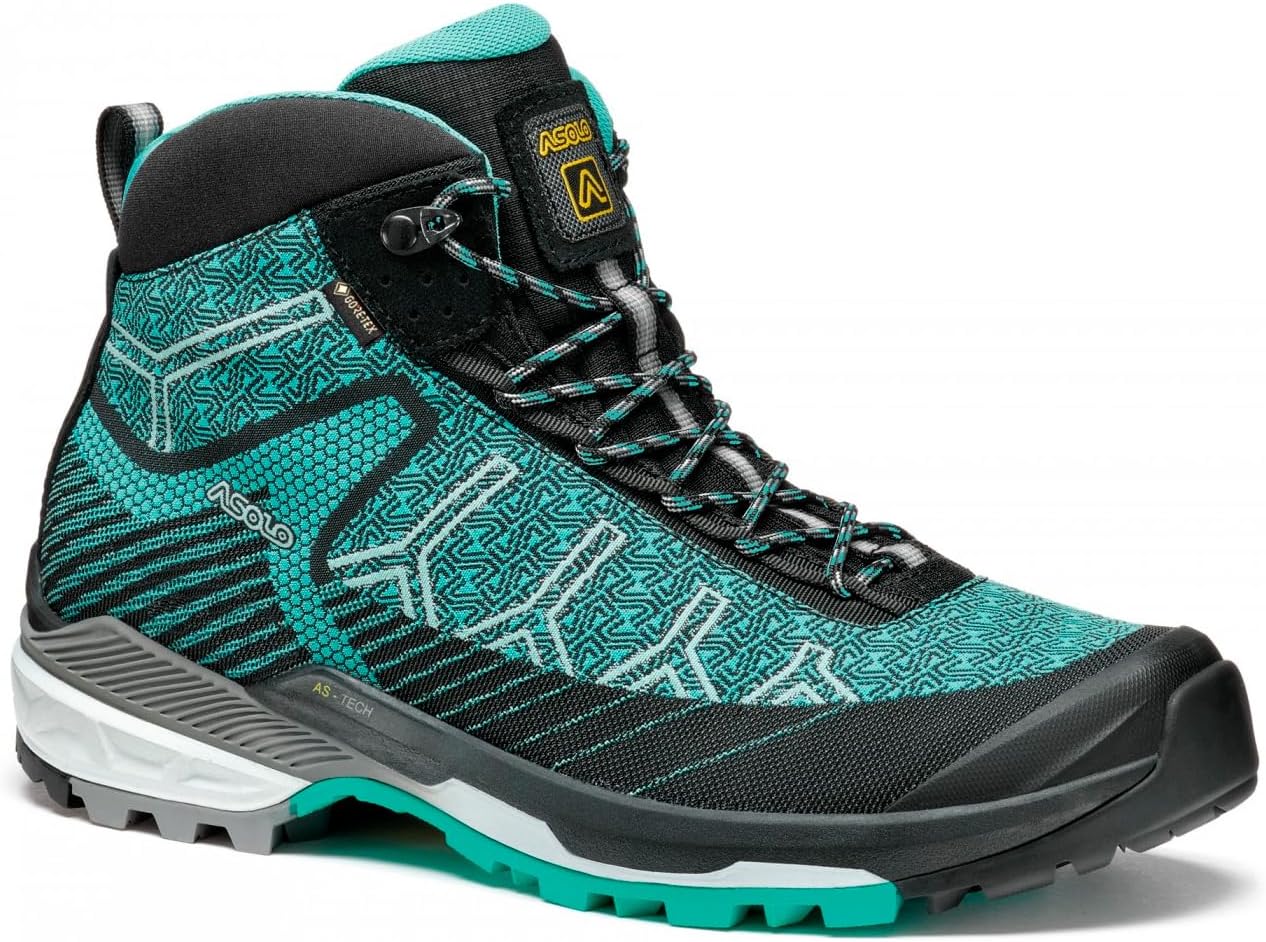 ASOLO Women's Falcon EVO Jacquard GV Outdoor Hiking Boots with Textile Upper, Waterproof Breathable Lining & Rubber Outsole