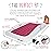 The Shrunks Pink Toddler Travel Bed | Inflatable Kids Air Mattress with Safety Bumpers & Electric Pump | Portable Blow-Up Bed for Camping, Sleepovers, Travel | Floor Bed Fits Standard Crib Sheets
