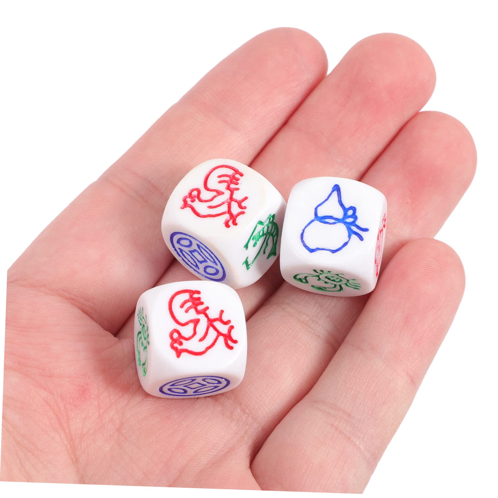 Abaodam 4 Set forniture per giochi di dadi arredamento a dadi gioco di da tavolo unici classici hi creativi hi da tavola del o di ruolo retrò plastica