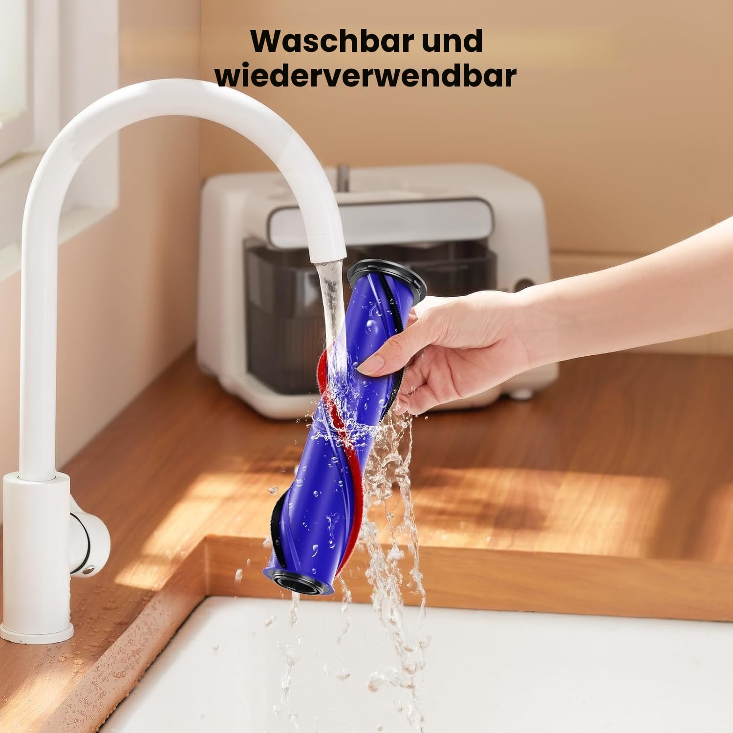 Elektrobürste Kompatibel mit Dyson V7, V8, V10, V11, V15 Staubsauger Befestigung, Teil Direktantrieb Reiniger Kopf Turbine Boden Düse für Turbo Bürste mit Schnelllösung für Harte Böden