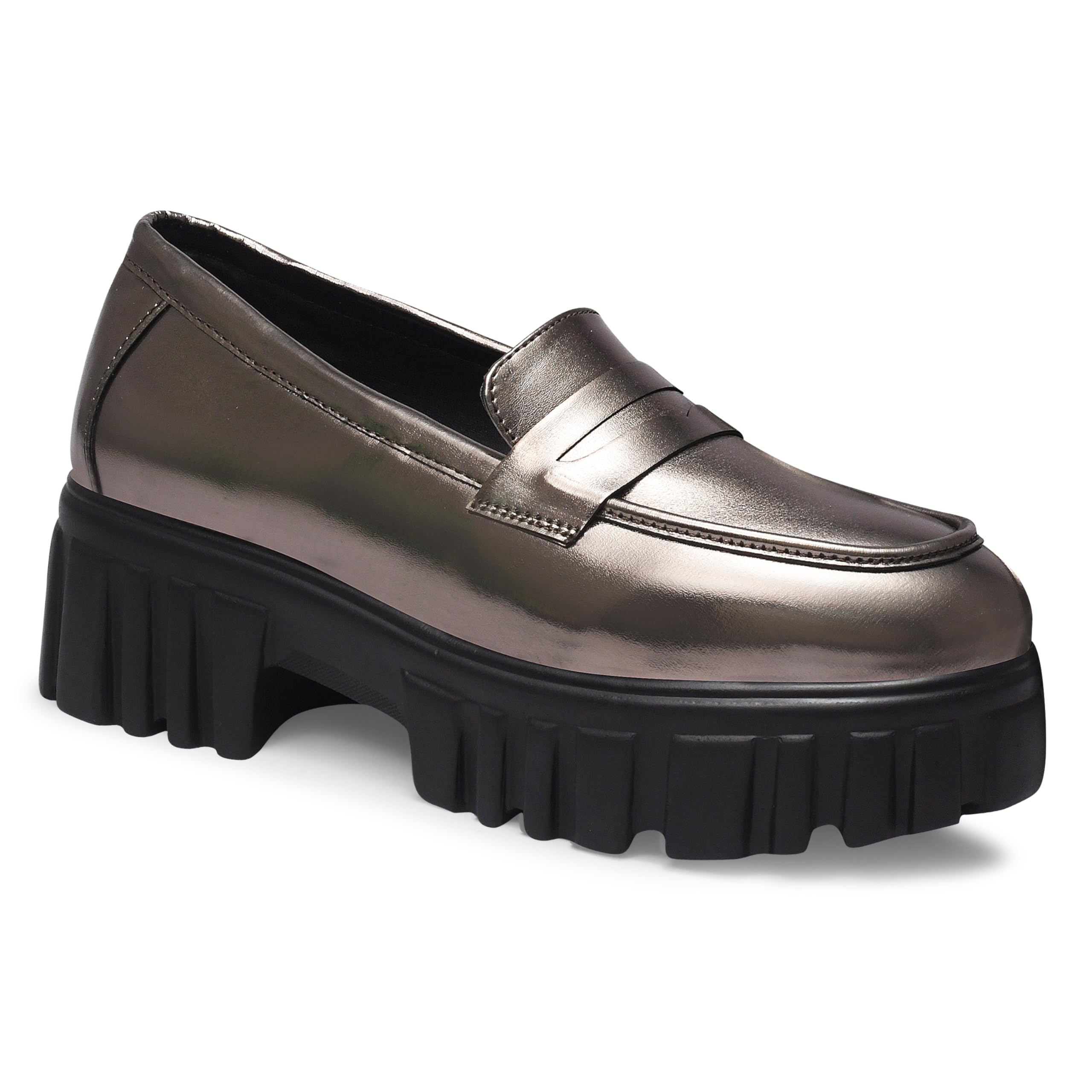 Sultan Metallic Loafers-image-11