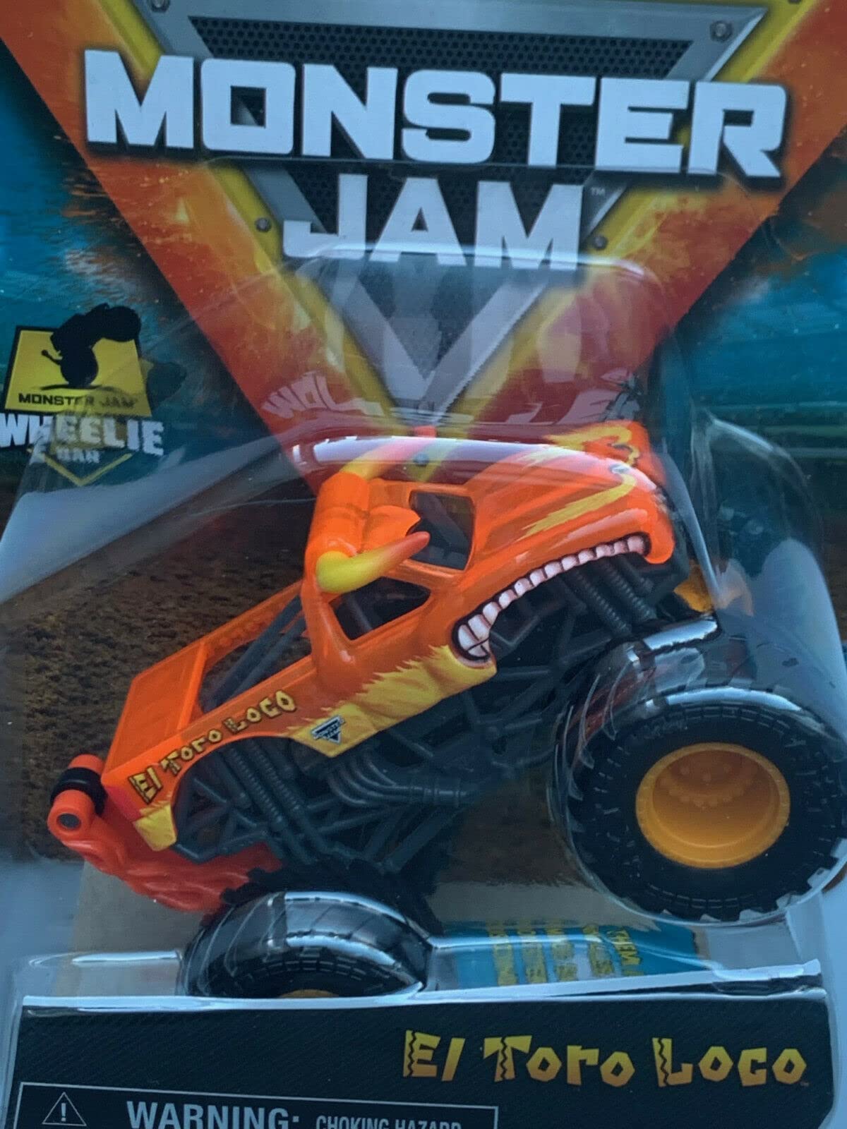 Amazon.com: MonsterJam El Toro Loco (Translucent Orange), 1:64