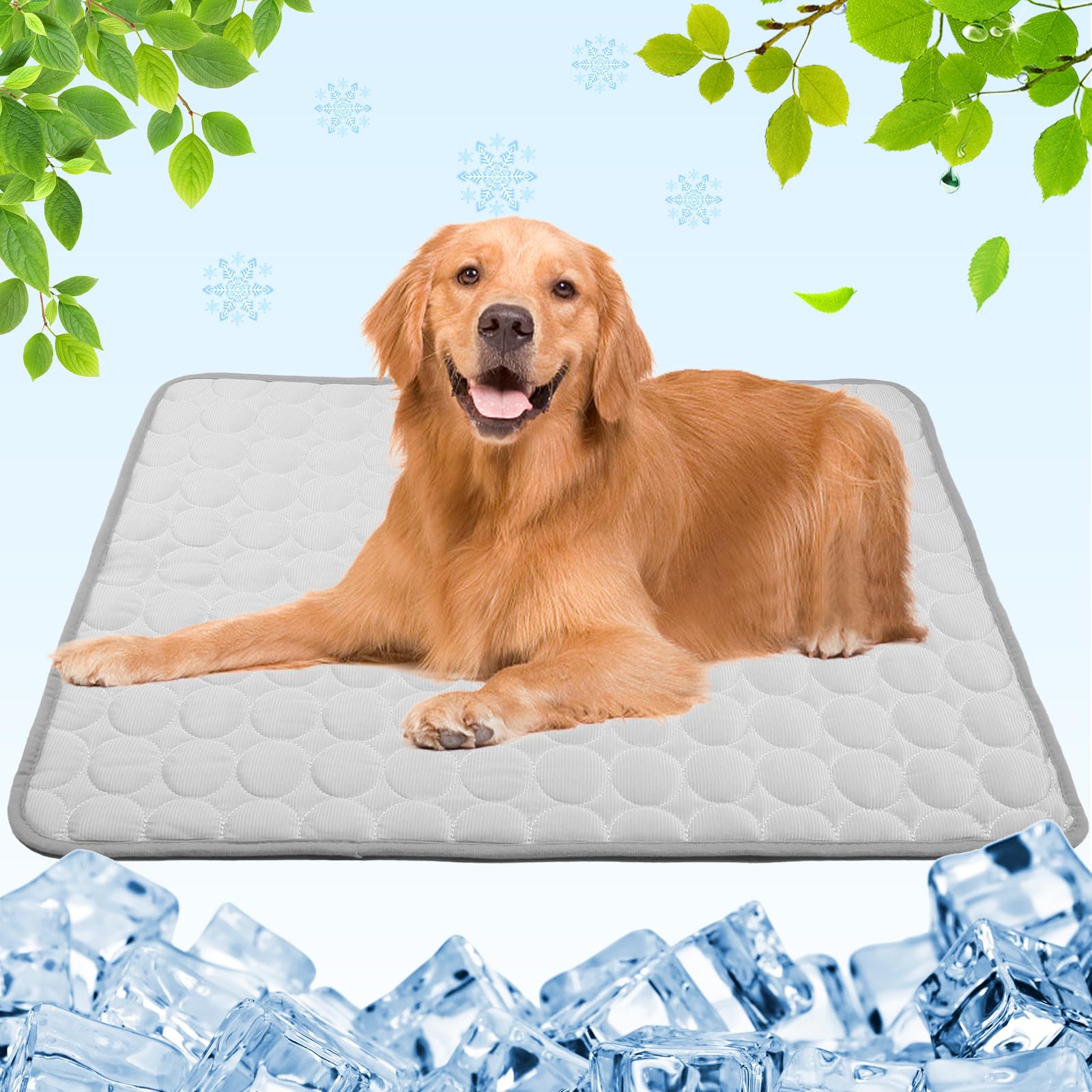 Tappetino Refrigerante per Cani Gatti, Tappeto Refrigerante per Cani Tappetini Refrigeranti Cuccia Cane Estiva Cuscino per Cani Tappeto Rinfrescante Gatto Materassino per Cani Coperta per Cani