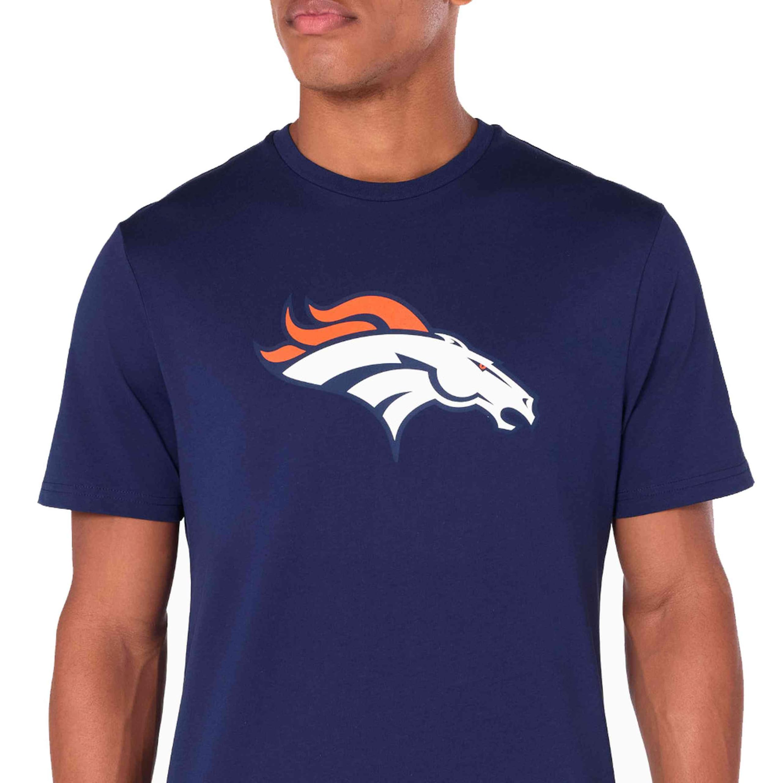 New Era Denver Broncos NFL Team Logo Blue T-Shirt