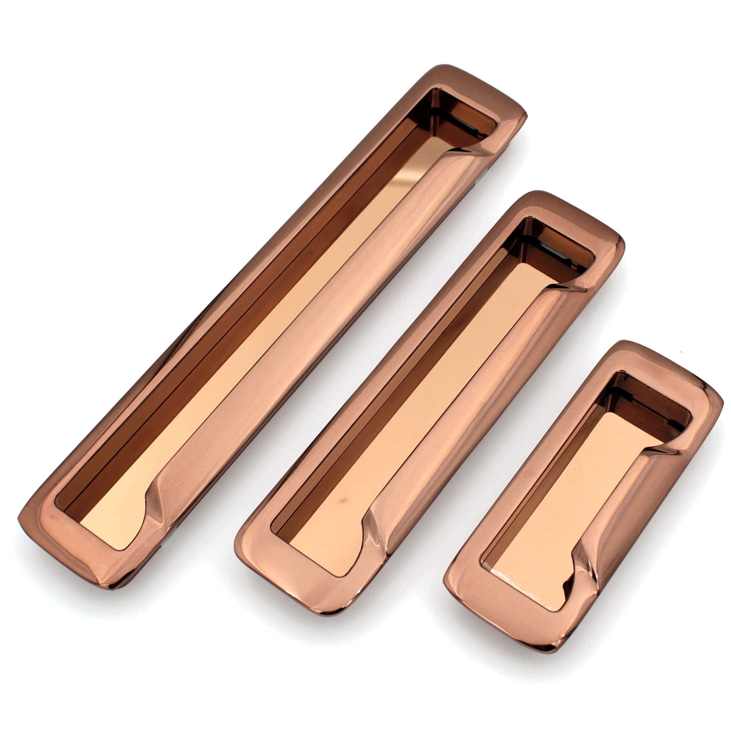 ABVIN Copper Concealed Sliding Door Handle and Drawer Handles, Door Handle and Concealed Door Pull Handle, Handles for Sliding wardrobes (1 Pcs) (4.5 inch)-image-17
