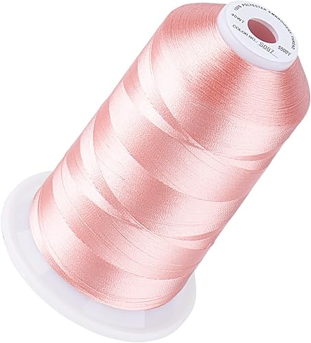 Miniatura 49 de Simthread Hilo de bordar de 5500 yardas, hilo de poliéster 100% 100% de largo de 16,404.2 ft de alto yarda, 170 + colores vivos, clasificación