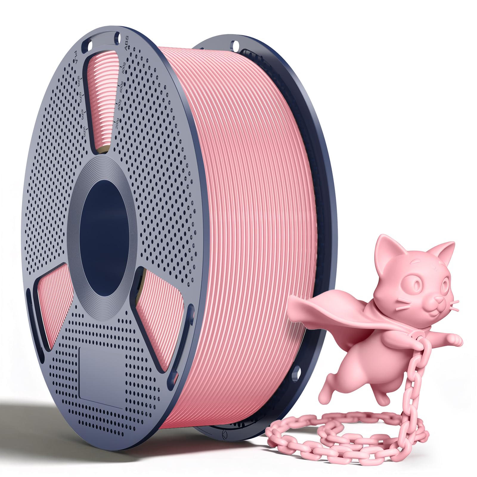 PLA+2.0 Filament 1.75mm, Upgraded Tougher & Stronger PLA Plus for 3D Printers, Smooth & Neatly Wound, ±0.02mm Accuracy, 1KG Spool (2.2lbs),Sakura Pink