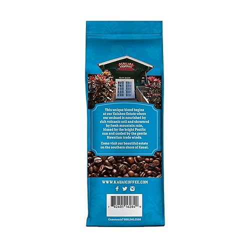 Miniatura 6 de Kauai Hawaiian - Café molido hawaiano, crema de plátano, café arábica gourmet del mayor cultivador de Hawái, sabor suave, delicioso y aroma