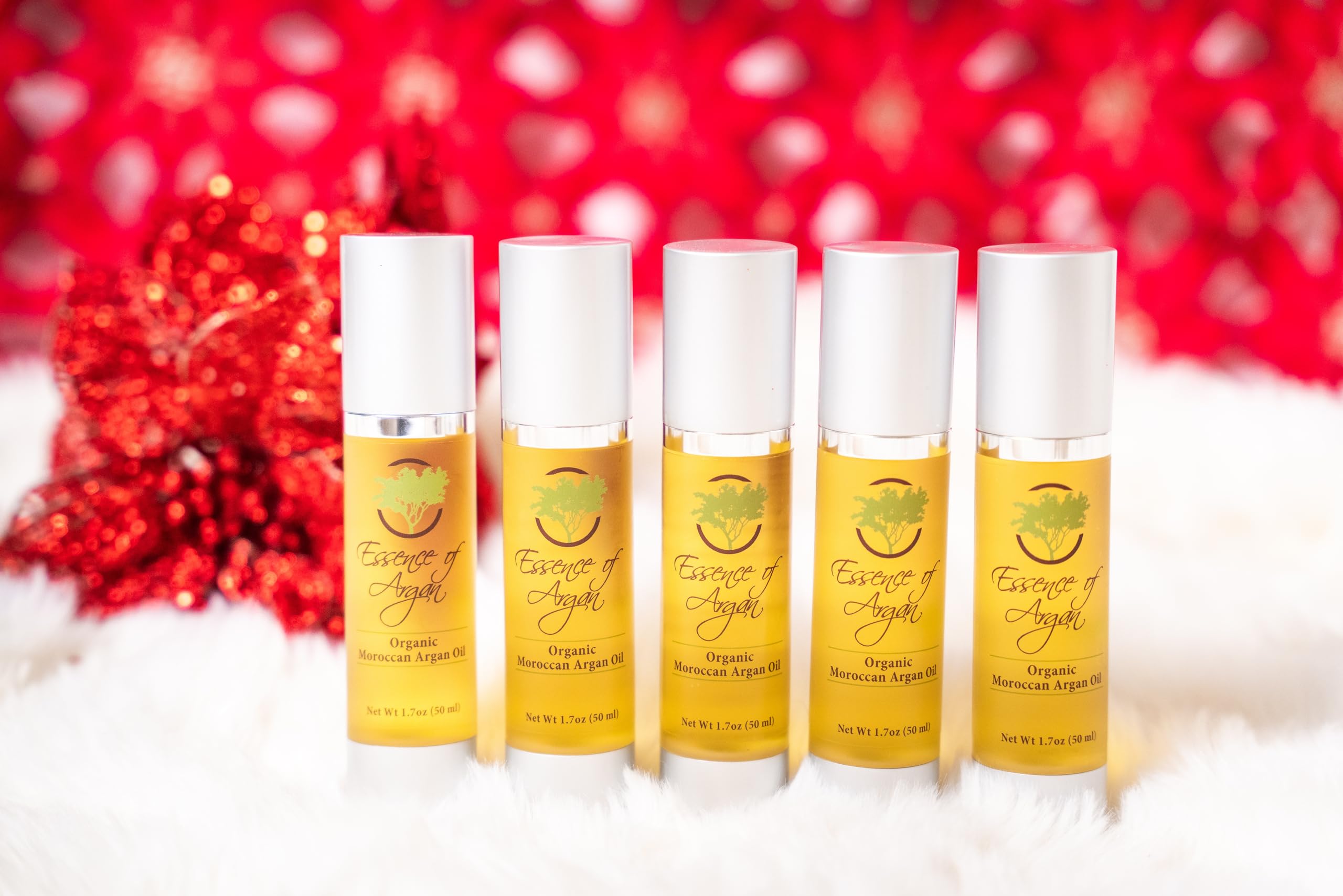 Essence Of Argan Moroccan Argan Oil for Hair Skin & Nails - Natural Eco-Certified Cold Pressed Oil for Skin Moisturization - Non-Greasy Formula for Hair and Nail Growth - Pack of 5 product thumbnail 9