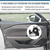 Vista 3 de 742-801 Motor de elevación de ventana eléctrica compatible con Mazda 3, Mazda 5, Mazda 6, Mazda CX-7, Mazda CX-9, Mazda RX-8, Reemplazo #