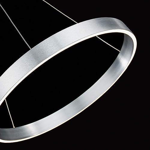 Miniatura 5 de WAC Lighting dweLED, Sirius 18in LED colgante 3000K en aluminio cepillado