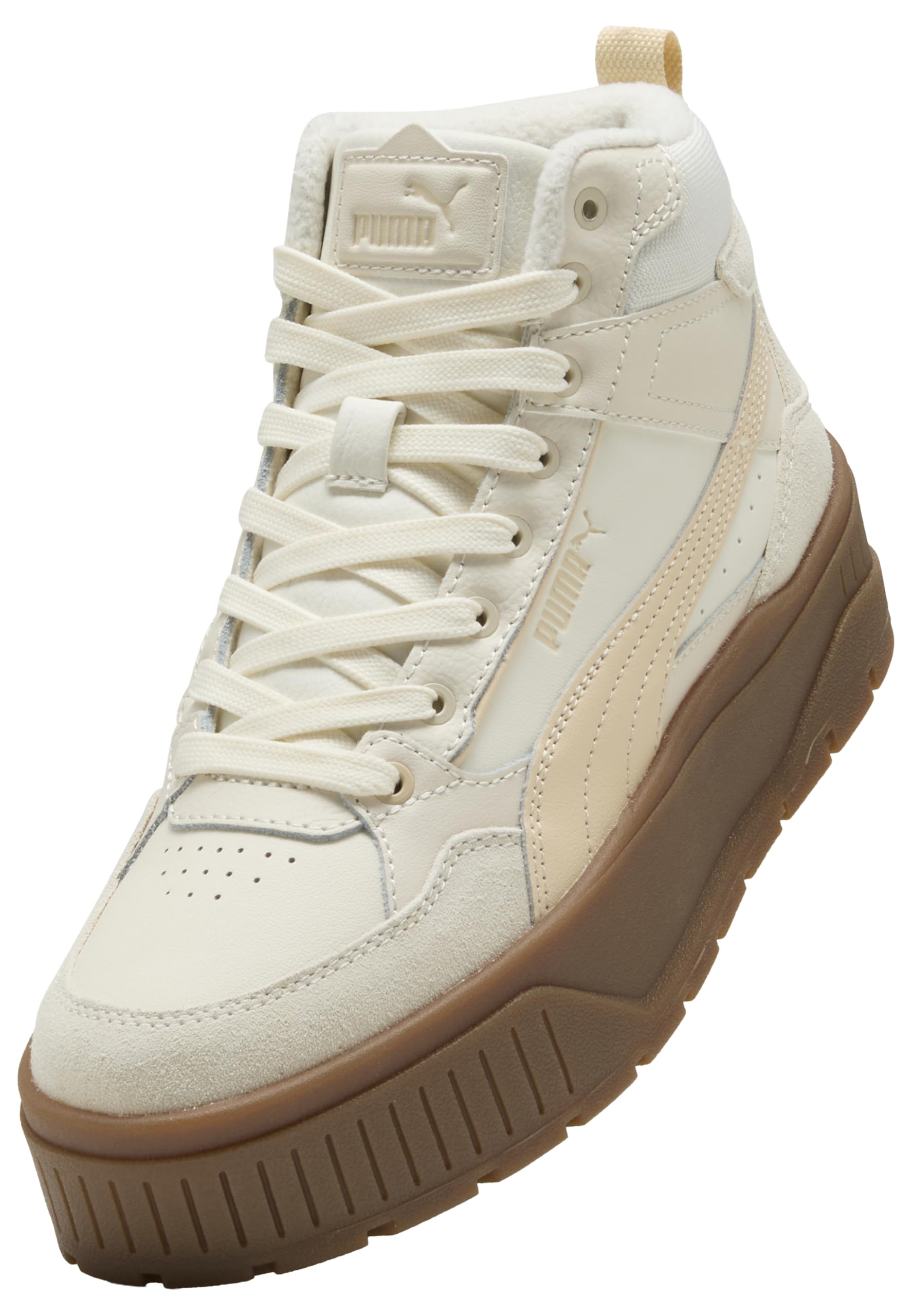Puma Damen Karmen Ii Idol Mid ShoesPUMA Damen Karmen II Idol Mid Schuhe, White-Mauve Mist-Feather Gray, Größe 40
