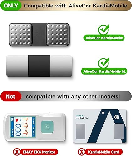 Miniatura 3 de Funda para monitor de corazón para AliveCor KardiaMobile 6L y Kardia Mobile EKG Monitor, funda de viaje para AliveCor Kardia Mobile 1-Lead Personal