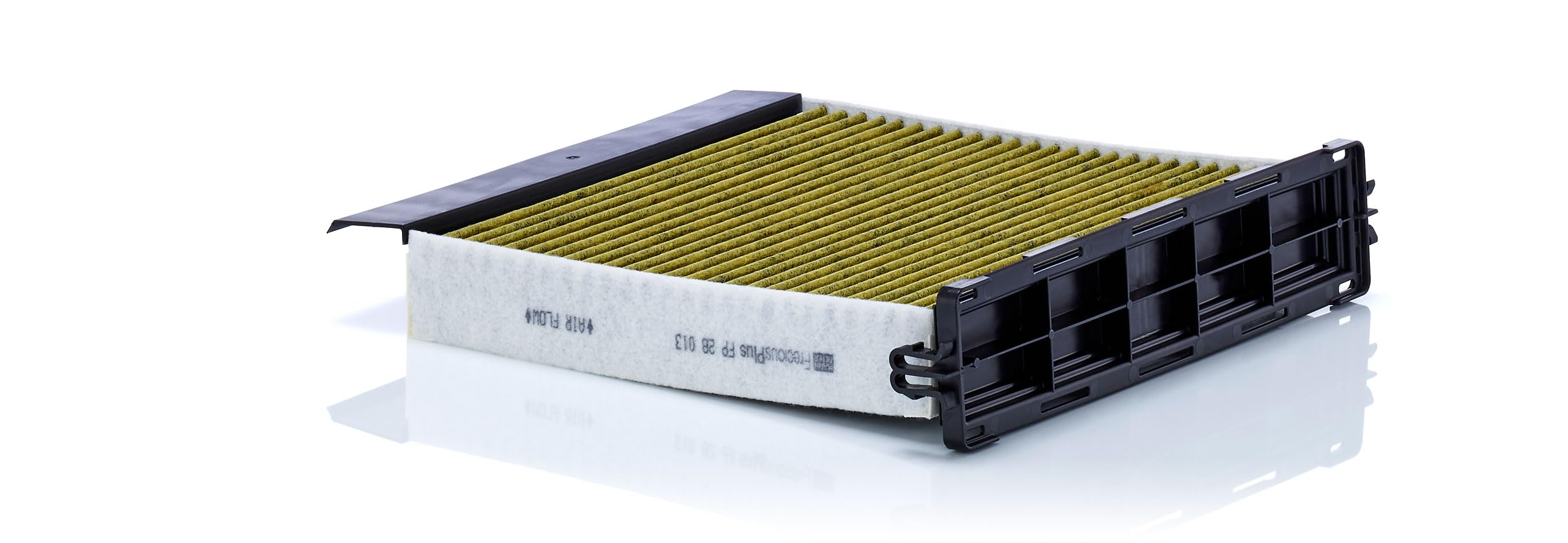 MANN-FILTER Filtre d'habitacle Filtre à charbon actif avec polyphenol, avec effet antibactérien, Filtre à poussière fine (PM 2.5), avec une activité antifongique, Filtre à charbon actif FP 28 013