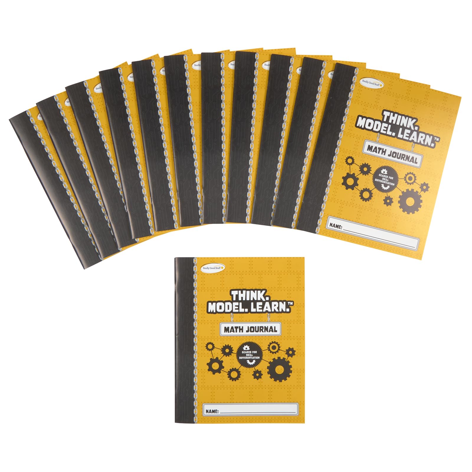 Really Good Stuff Think. Model. Learn. Math Journals, Set of 12, Grades 2-3