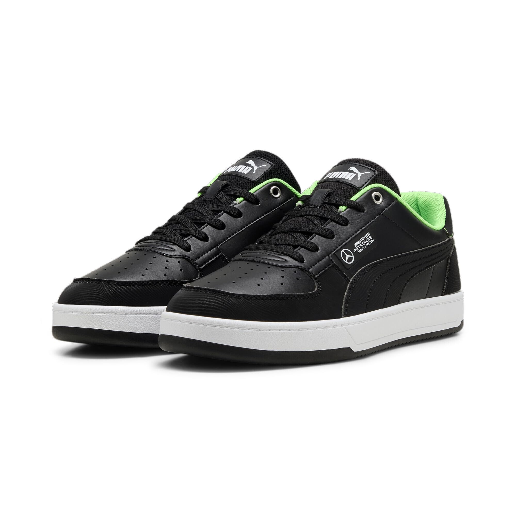 PUMA Zapatillas Mercedes-AMG Petronas F1® Caven 2.0 Unisex 44 Black Fizzy Green ┃Zapatillas de Motorsport Unisex para Adultos