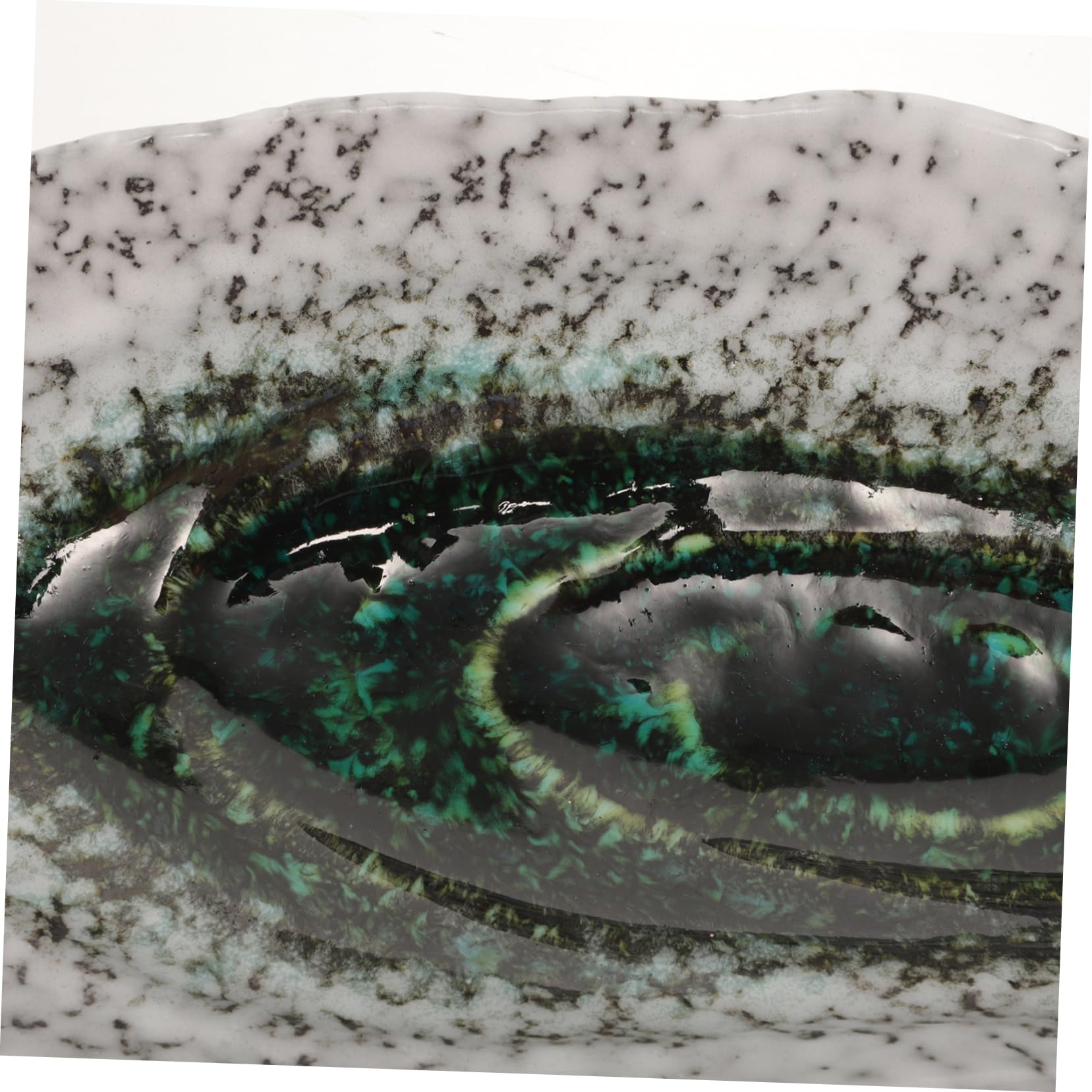 Balacoo Terfly and Bird Feeder Ceramic Water Dish Outdoor Tray Unique Design for Garden Dec