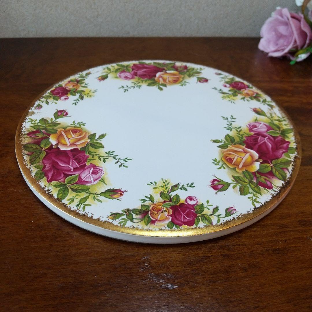 樹脂製 オールドカントリーローズ 鍋敷 ティーポットスタンド