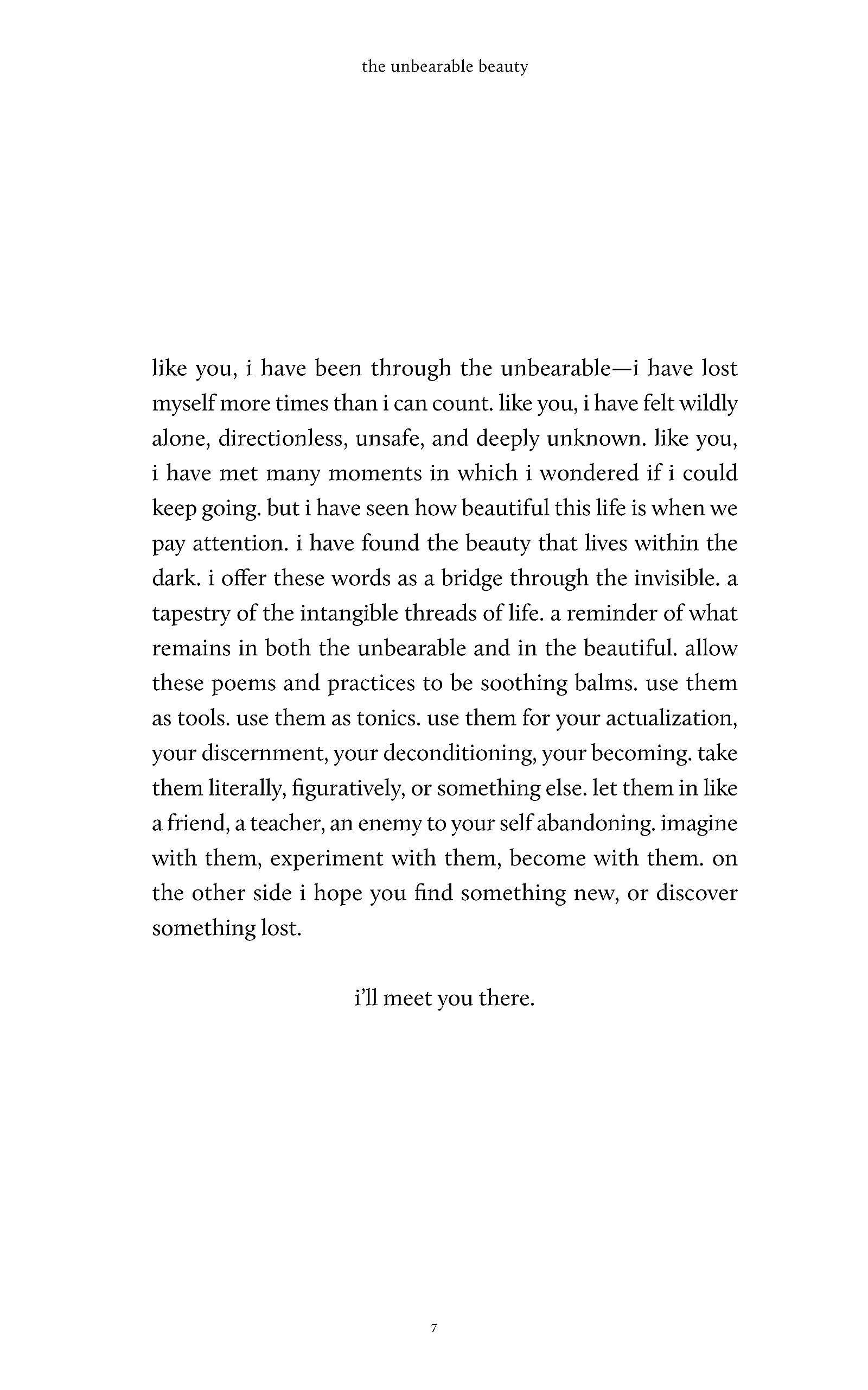 The Unbearable Beauty: Poems and Practices for Being Alive