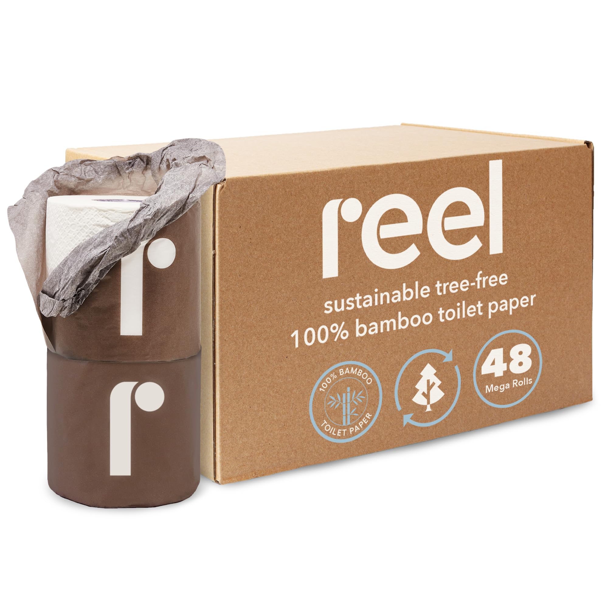 Amazon.com: Bulk Reel Premium Toilet Paper - 2 Pack - 48 Rolls of ...