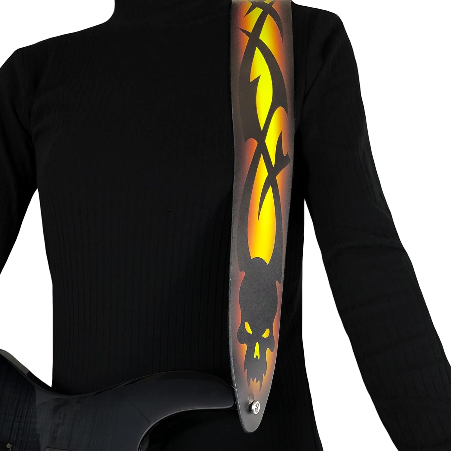 Perri's Leathers Ltd. Direct To Leather Guitar Straps: Bold Designs for Acoustic/Bass/Electric Guitars - Made in Canada