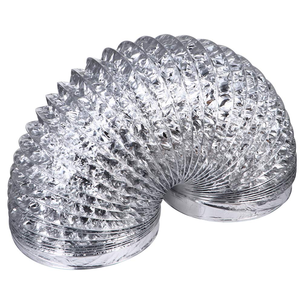 Buy DOITOOL Dryer Vent Hose Flexible Air Duct Hose Air Aluminum Foil ...