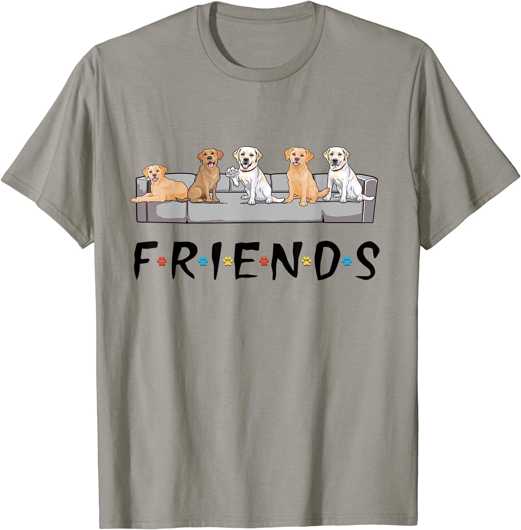 My friends, Labrador f.r.i.e.n.d.s T-Shirt