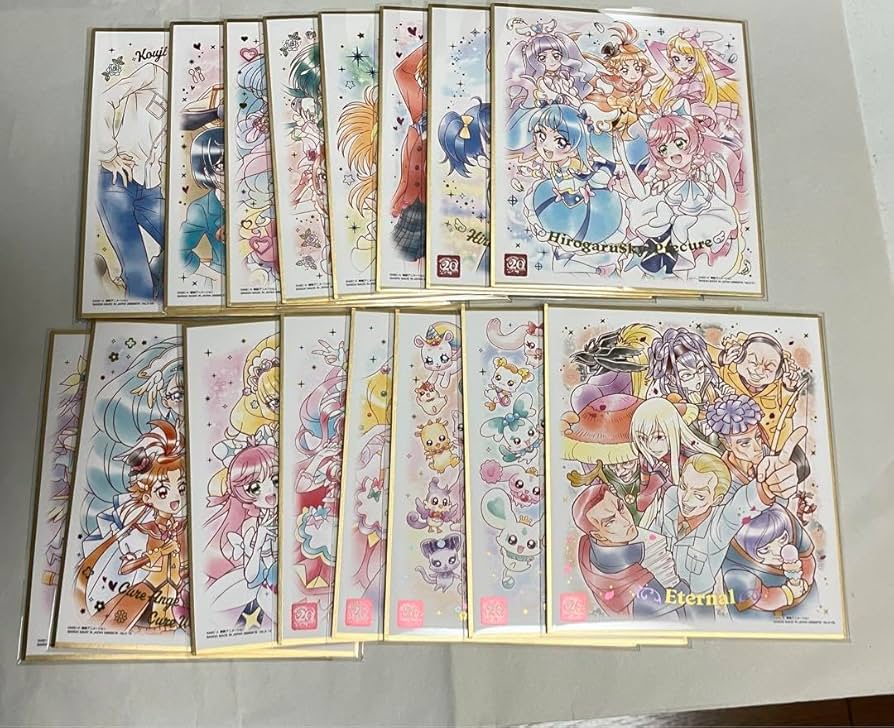 Amazon.co.jp: プリキュア 色紙ART -20周年 special-3 16種