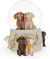 Vista 7 de Perros Fiesta Musical Agua Nieve Globo