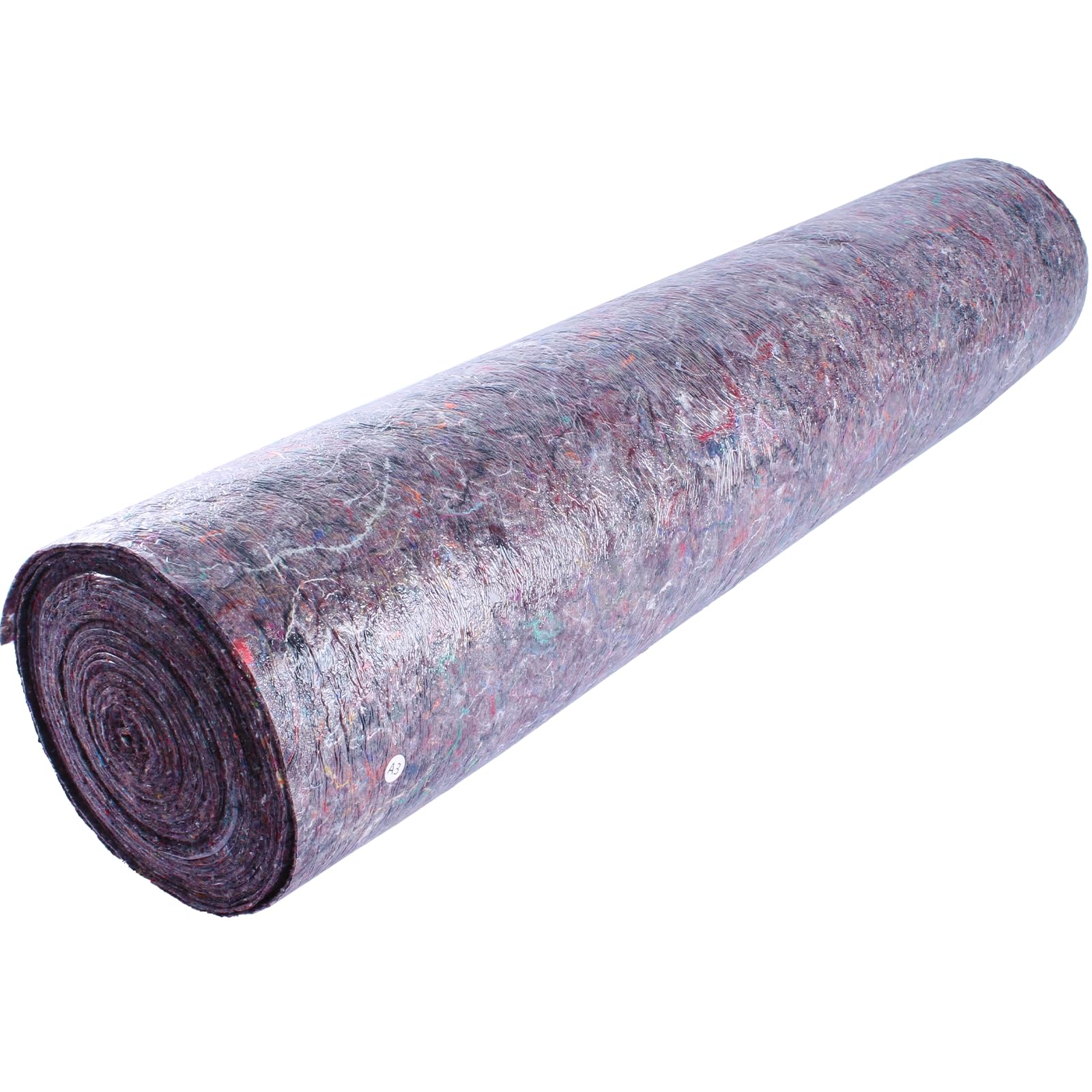 TECPO 2 rollos de vellón de pintor, 50 m, 200 g/m², revestimiento antideslizante, antifiltración, antideslizante, resistente al polvo, adecuado para renovación, cubierta, líquidos