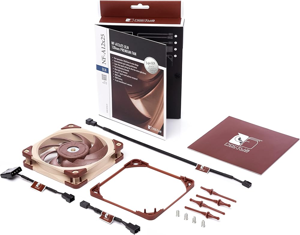 Noctua NF-A12x25 ULN, Ultra Quiet Silent Fan, 3-Pin thumbnail 4