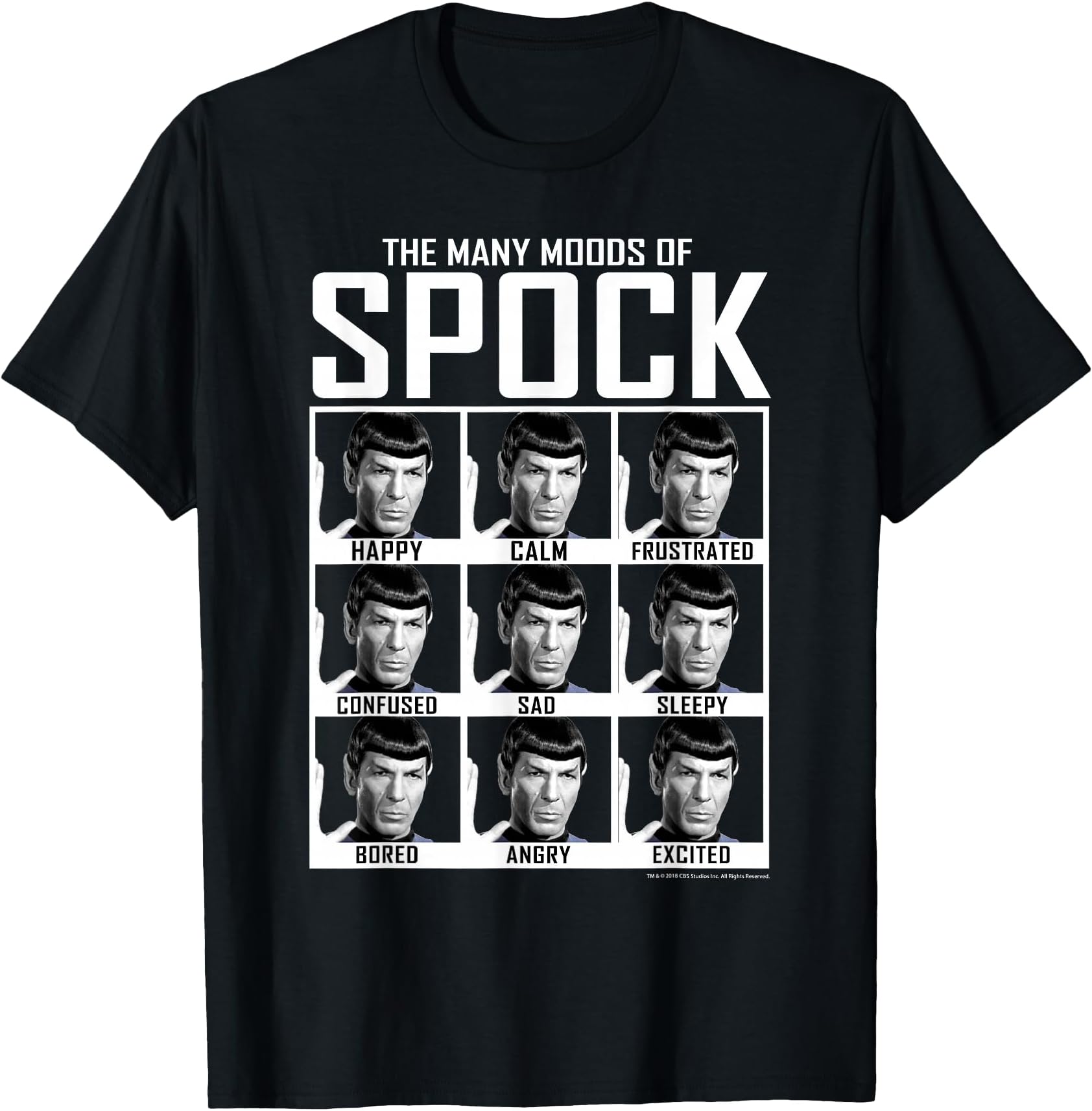 Original Series Moods of Spock Premium T-Shirt T-Shirt