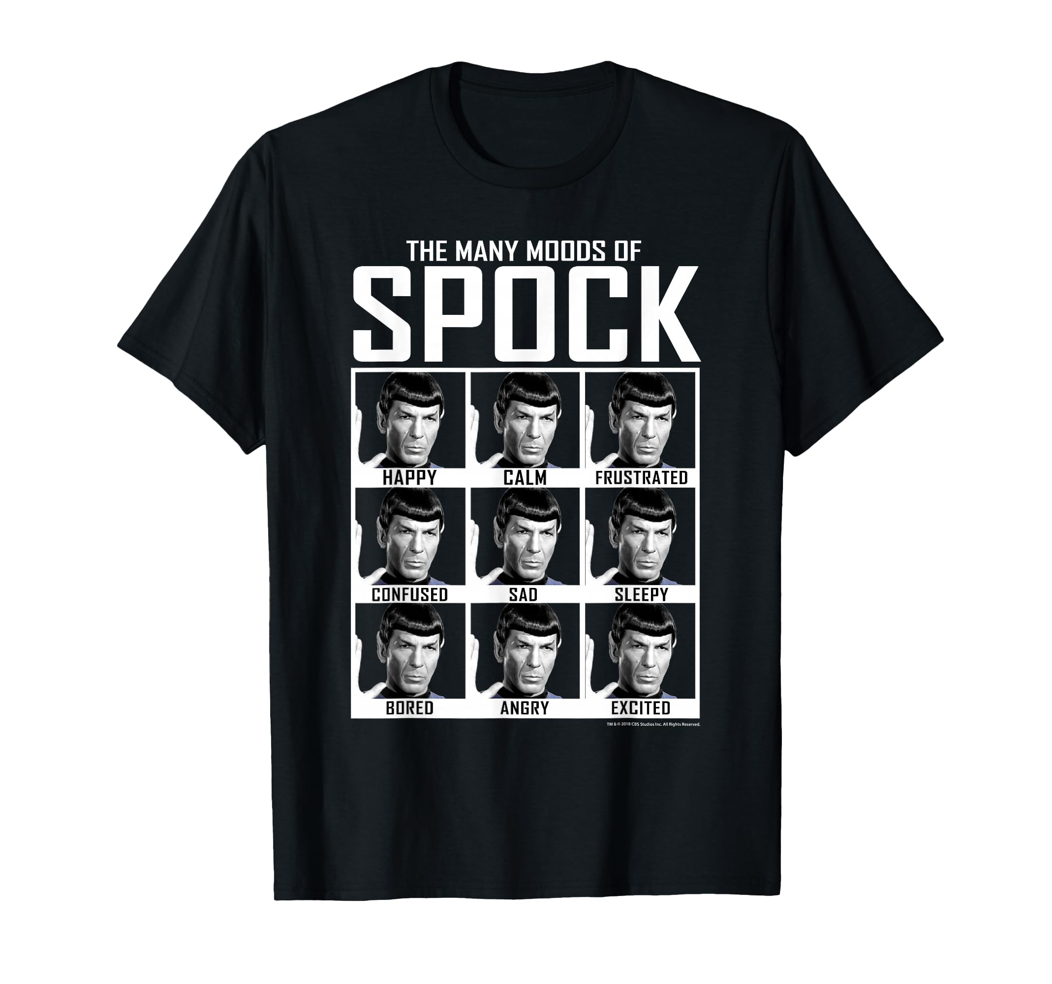 Original Series Moods of Spock Premium T-Shirt T-Shirt