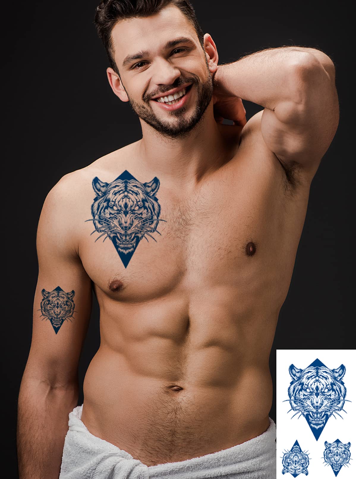 Aresvns Premium Temporary Tattoo for Men LongLasting 23 Weeks