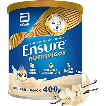 Ensure NutriVigor Vanilla 400g Dietary Supplement Shake: Proteins, 27 Vitamins &amp; Minerals, Vitamin C, Vitamin D, Zinc and Mag