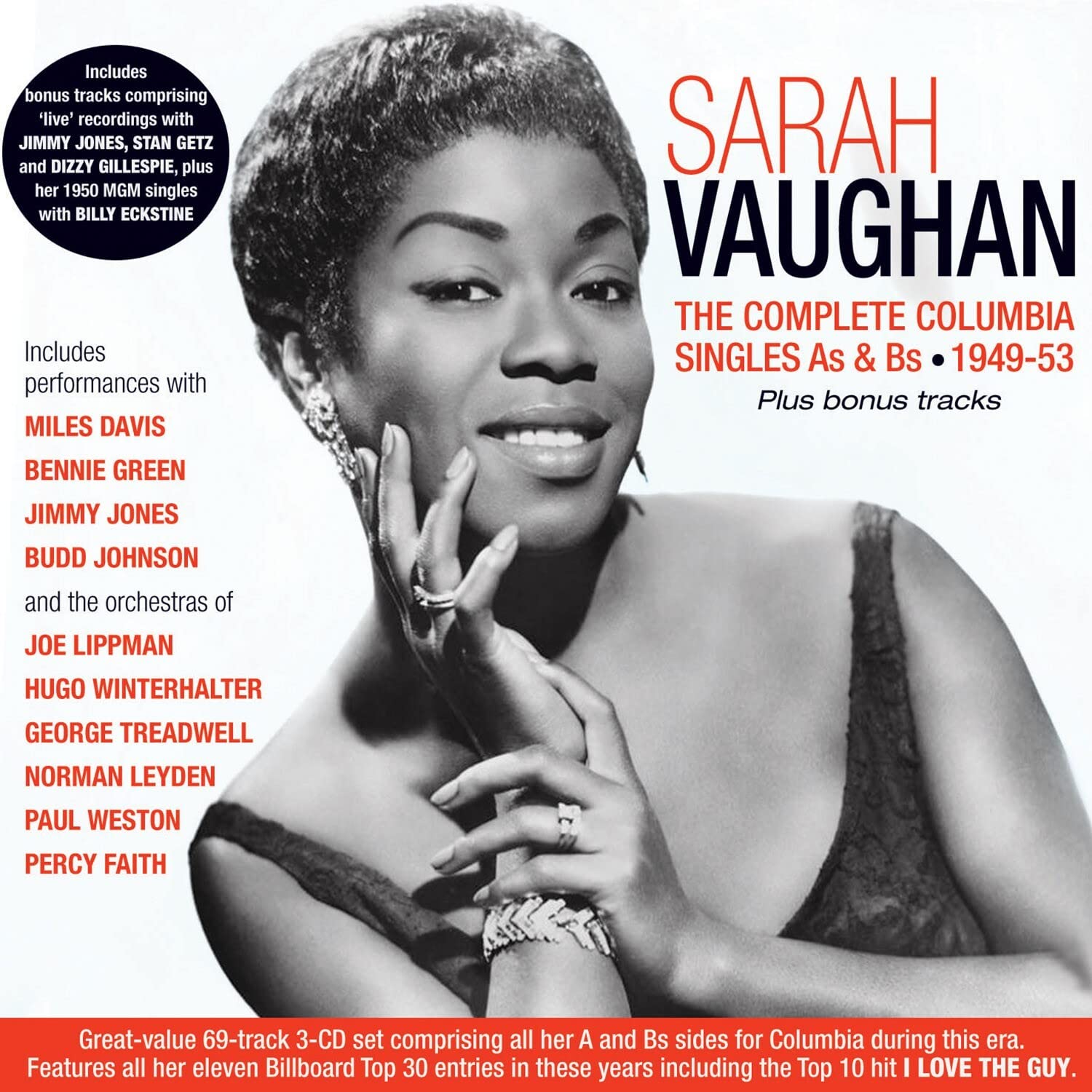 Sarah Vaughan The Complete Columbia Singles As & Bs 1949-1953 CD New 82404690902